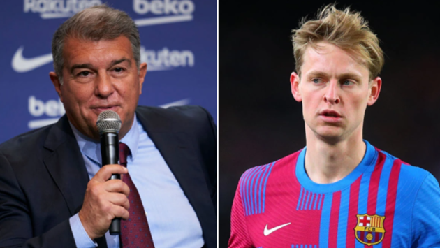 Joan Laporta speaks out on Frenkie de Jong’s future amid Manchester United links - Bóng Đá