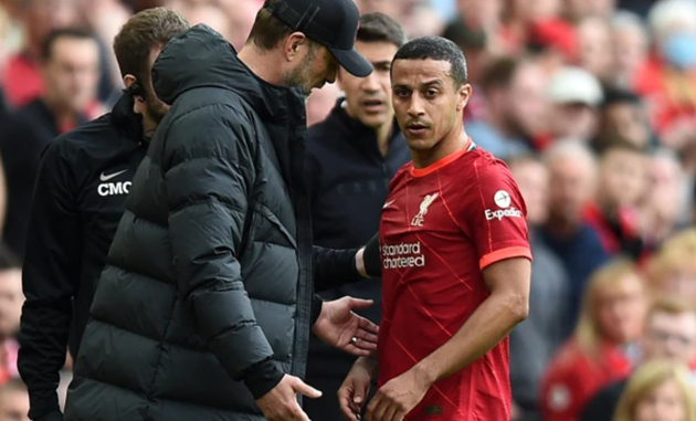 Thiago could miss Liverpool’s Champions League final with injury, reveals Jurgen Klopp - Bóng Đá