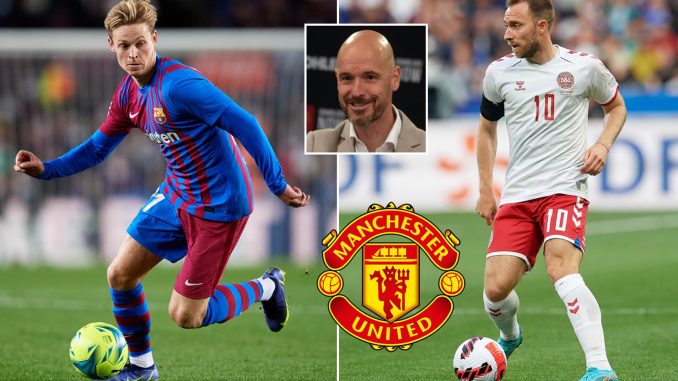 Man Utd offer contract to Christian Eriksen after identifying him as Frenkie de Jong alternative - Bóng Đá