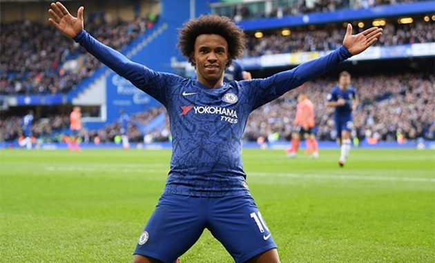 Frank Lampard revealed that Willian was a pleasure to work with - Bóng Đá