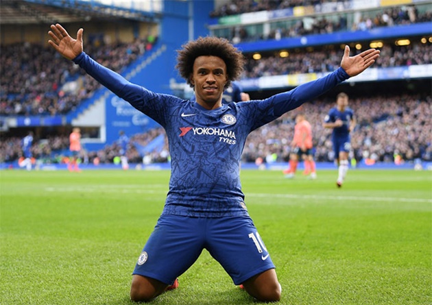 Frank Lampard revealed that Willian was a pleasure to work with - Bóng Đá